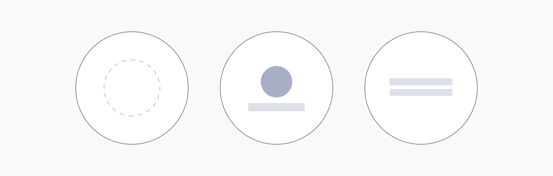 The centered layout is useful when expressing a single, clear message.